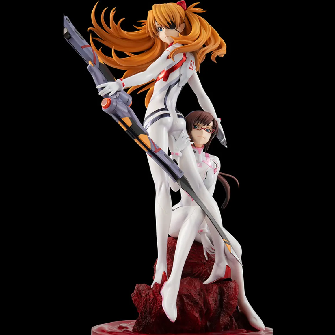 Evangelion 3.0+1.0 Thrice Upon a Time - Asuka Shikinami Langley & Mari Makinami Illustrious GEM Series Figure Set