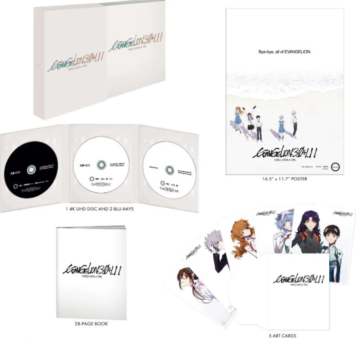 EVANGELION:3.0+1.11 THRICE UPON A TIME Collectors Edition 4K Ultra HD/Blu-ray