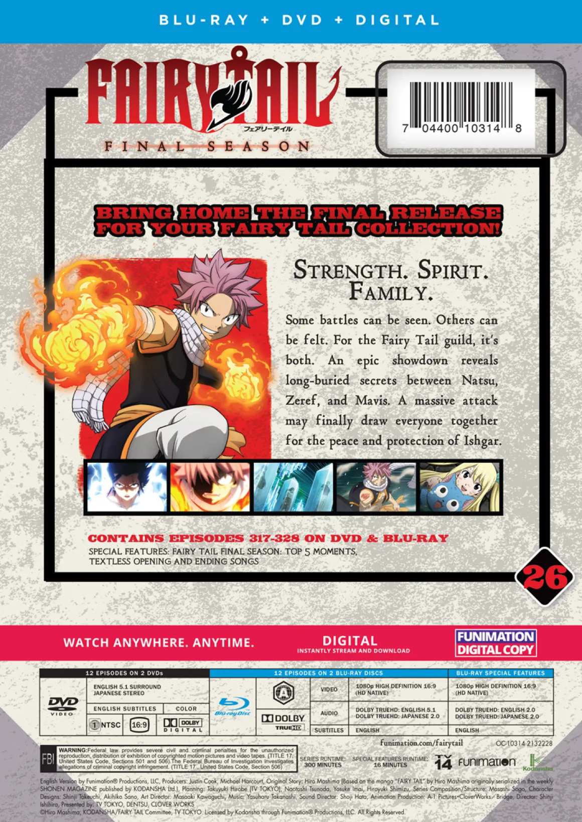 Fairy Tail Final Season - Part 26 - Blu-ray + DVD