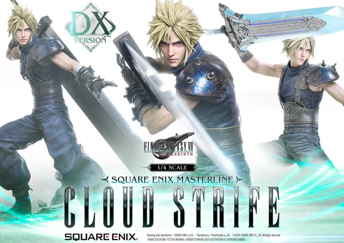Final Fantasy VII Rebirth - Cloud Strife SQUARE ENIX MASTERLINE 1/4 Scale Statue (Deluxe Ver.)
