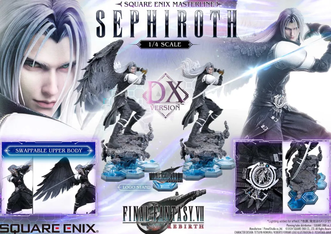 Final Fantasy VII Rebirth - Sephiroth SQUARE ENIX MASTERLINE 1/4 Scale Statue (Deluxe Ver.)