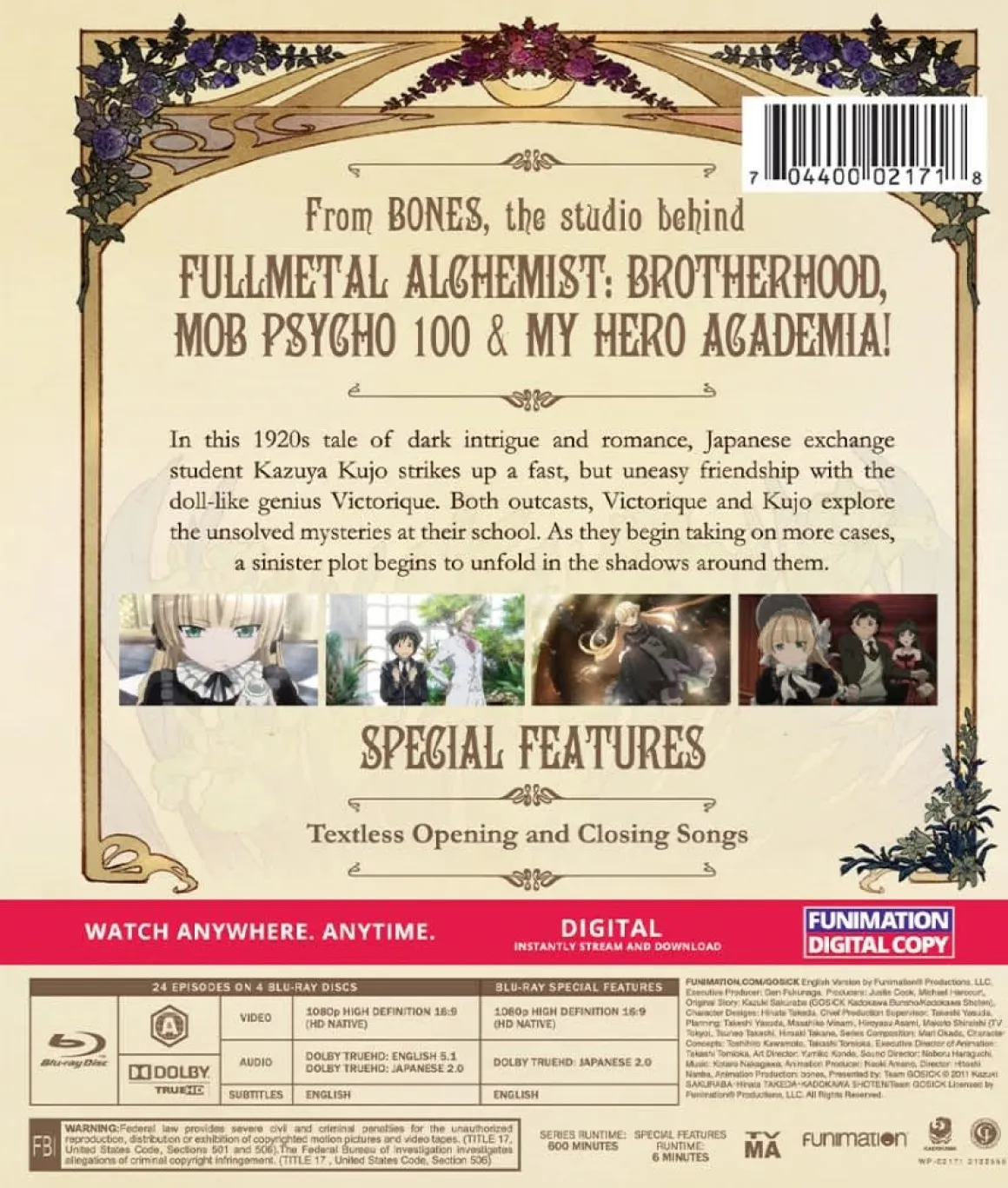 Gosick - The Complete Series - Essentials - Blu-ray