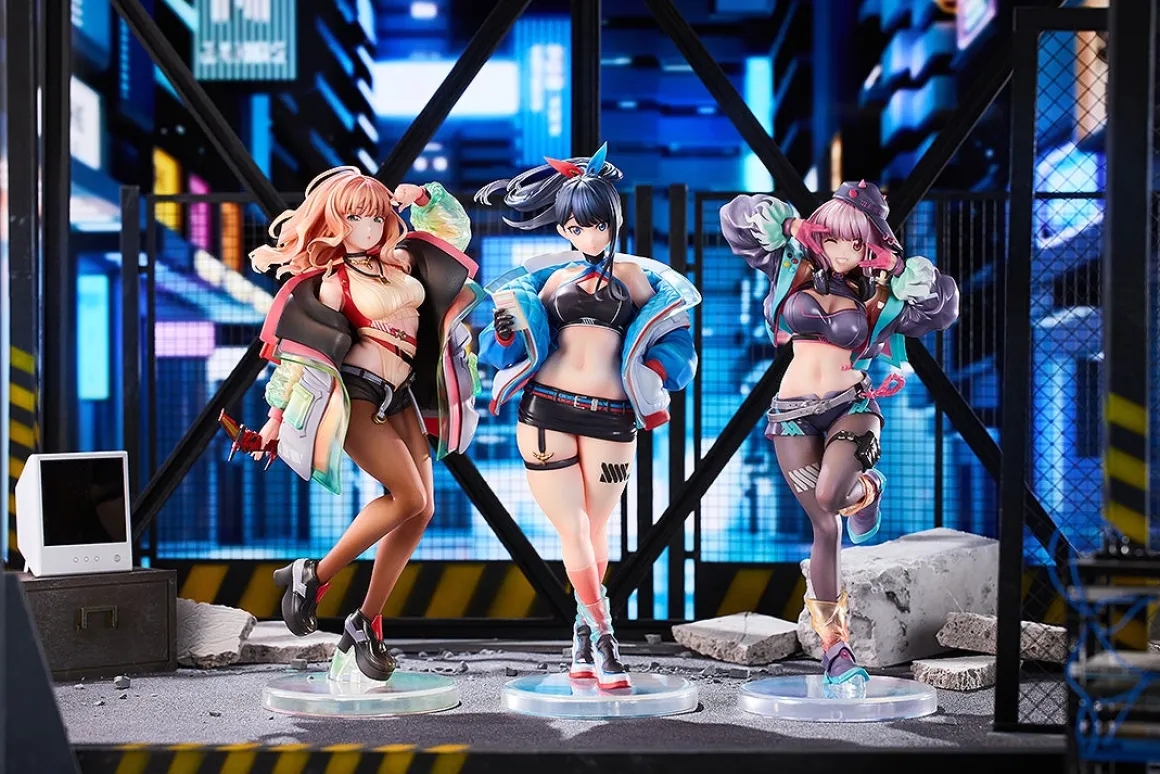 Gridman Universe - Rikka, Akane, & Yume 1/7 Scale Figure Set (Dreamy Divas Ver.)