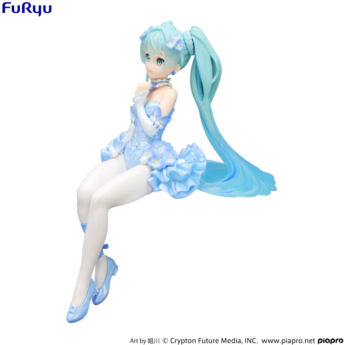 Hatsune Miku - Hatsune Miku Noodle Stopper Prize Figure (Flower Fairy Nemophila Pail Blue Color Ver.)