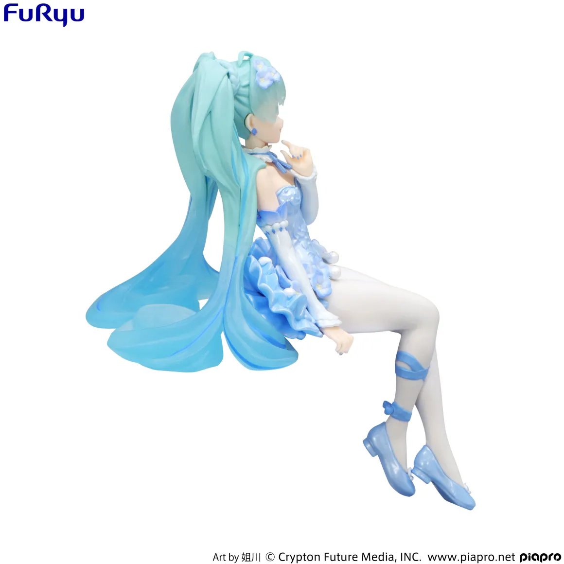 Hatsune Miku - Hatsune Miku Noodle Stopper Prize Figure (Flower Fairy Nemophila Pail Blue Color Ver.)