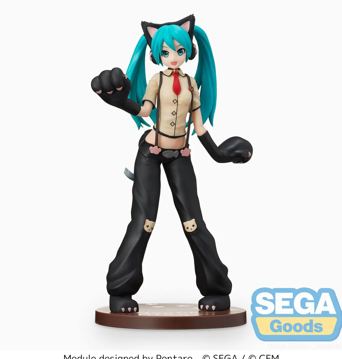 Hatsune Miku - Hatsune Miku Project DIVA Arcade Future Tone SPM Prize Figure (Kitty Cat Ver.)
