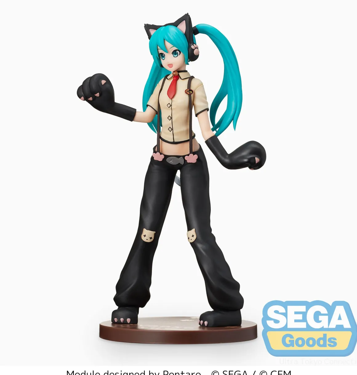 Hatsune Miku - Hatsune Miku Project DIVA Arcade Future Tone SPM Prize Figure (Kitty Cat Ver.)