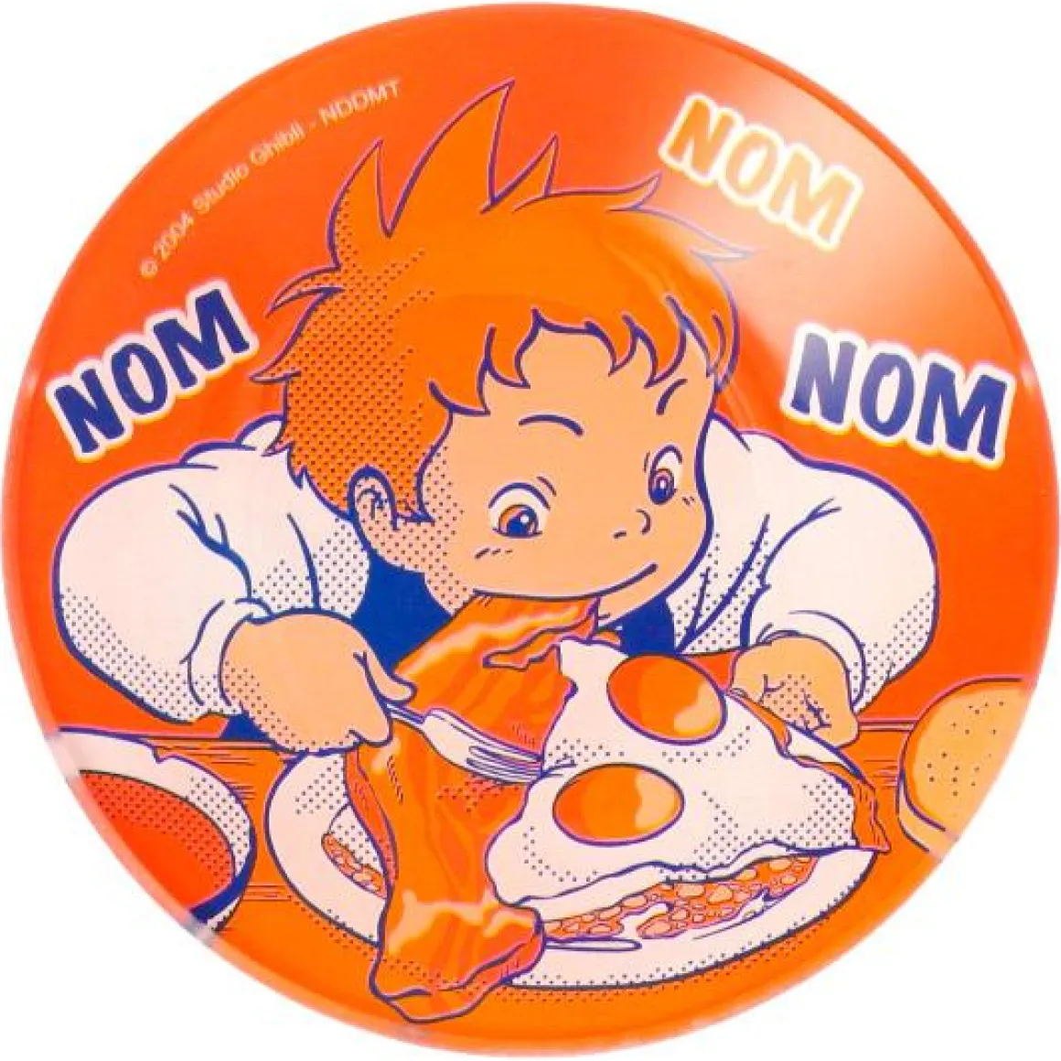 Howl's Moving Castle - Bacon and Eggs Glass Yummy Plate