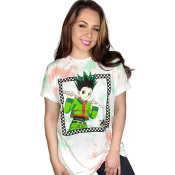 Hunter x Hunter - Gon Checkered Frame Dye T-Shirt