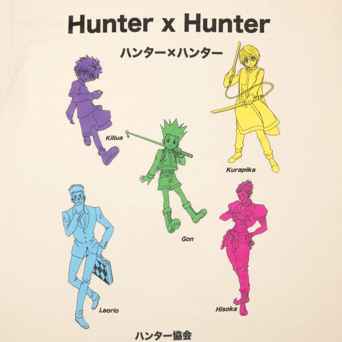 Hunter x Hunter Character Line Work T-Shirt