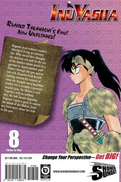 Inuyasha 3-in-1 Edition Manga Volume 8