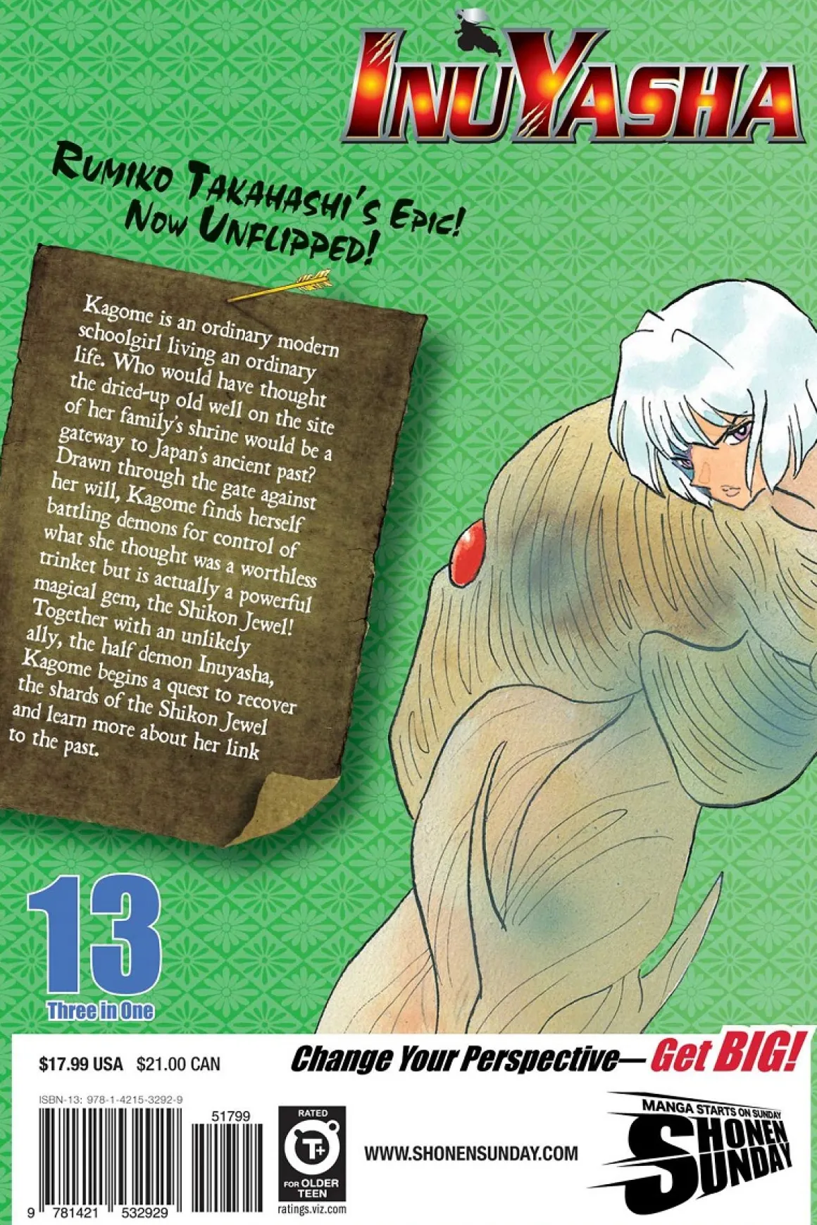 Inuyasha 3-in-1 Edition Manga Volume 13