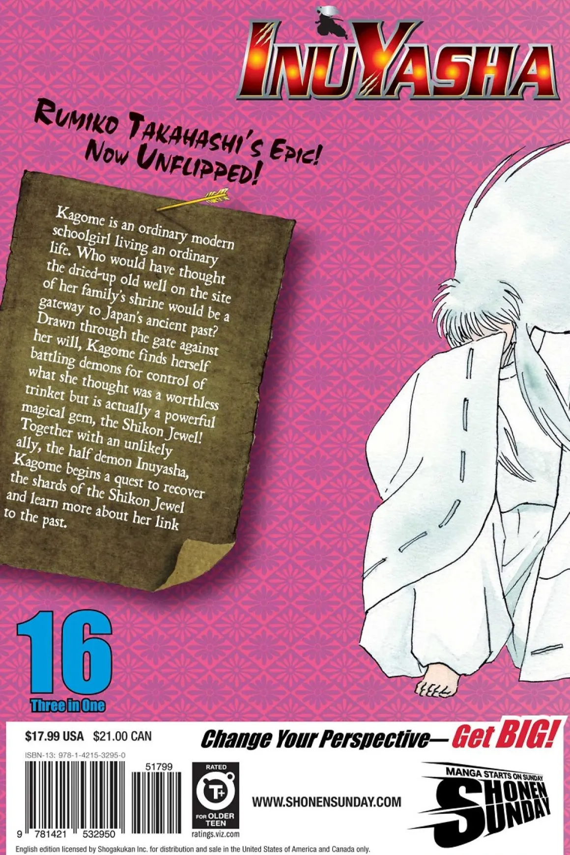 Inuyasha 3-in-1 Edition Manga Volume 16