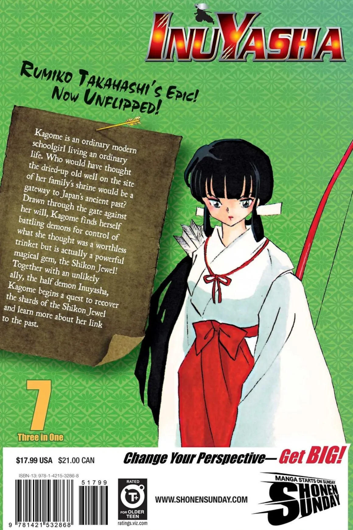 Inuyasha 3-in-1 Edition Manga Volume 7