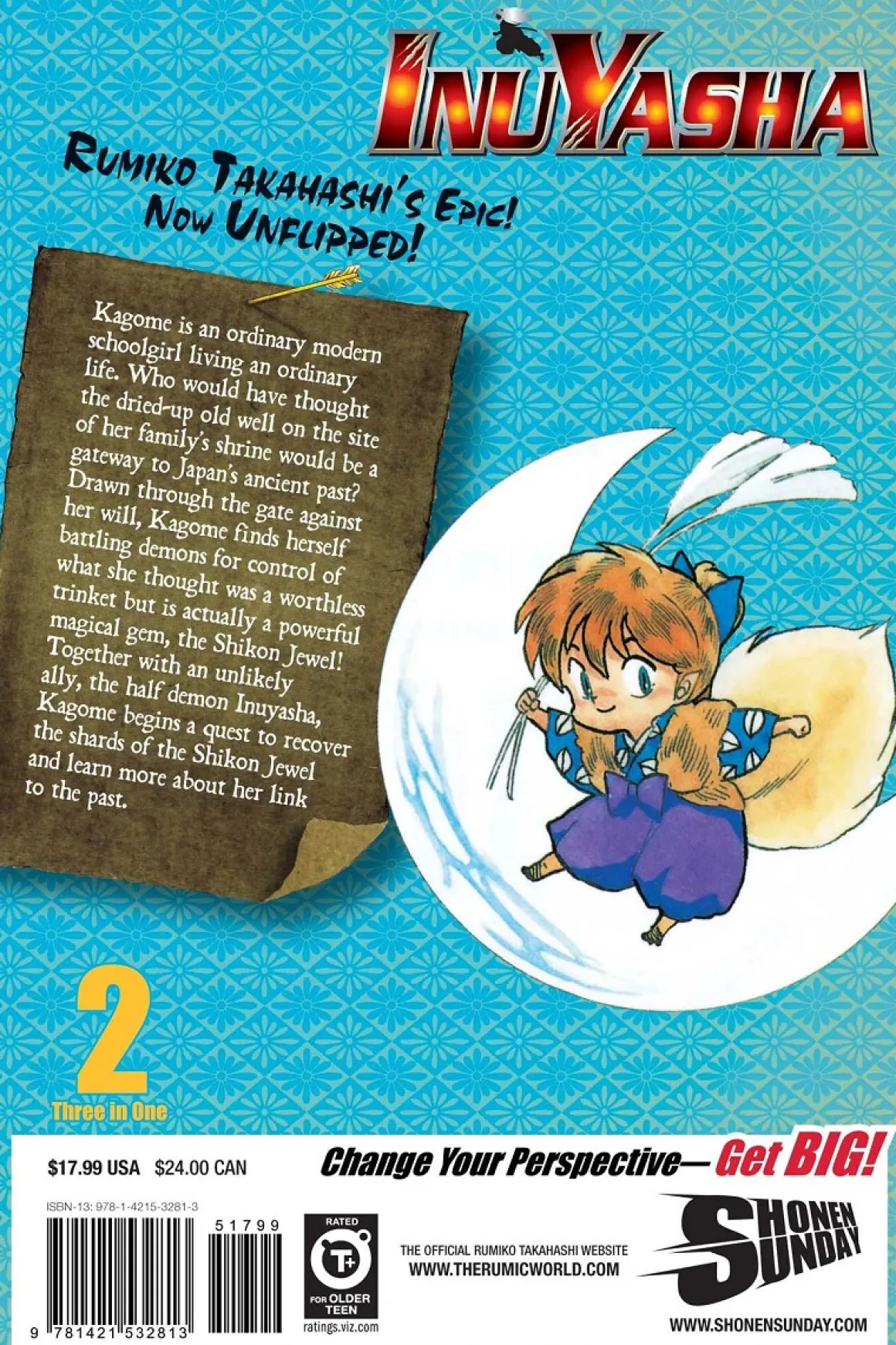 Inuyasha 3-in-1 Edition Manga Volume 2