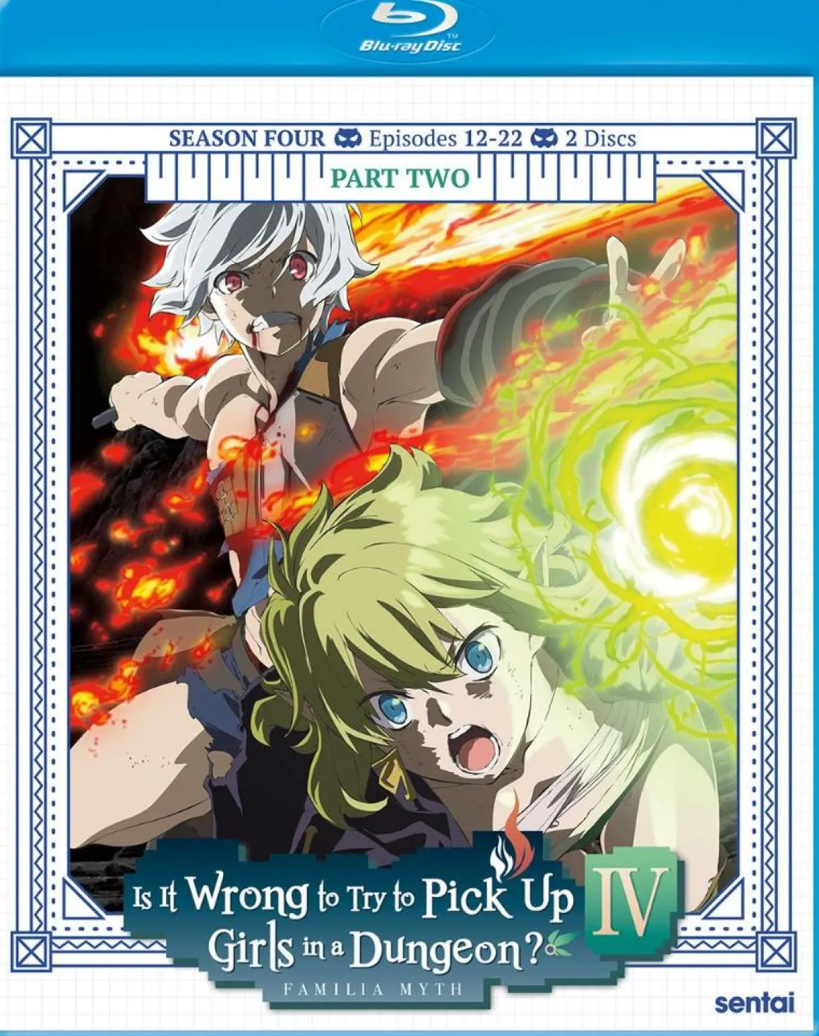 Is It Wrong to Try to Pick up Girls in a Dungeon? - Season 4 Part 2 - Blu-ray