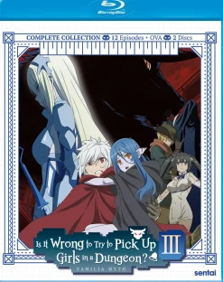 Is It Wrong to Try to Pick Up Girls in a Dungeon?! Season 3 Blu-ray