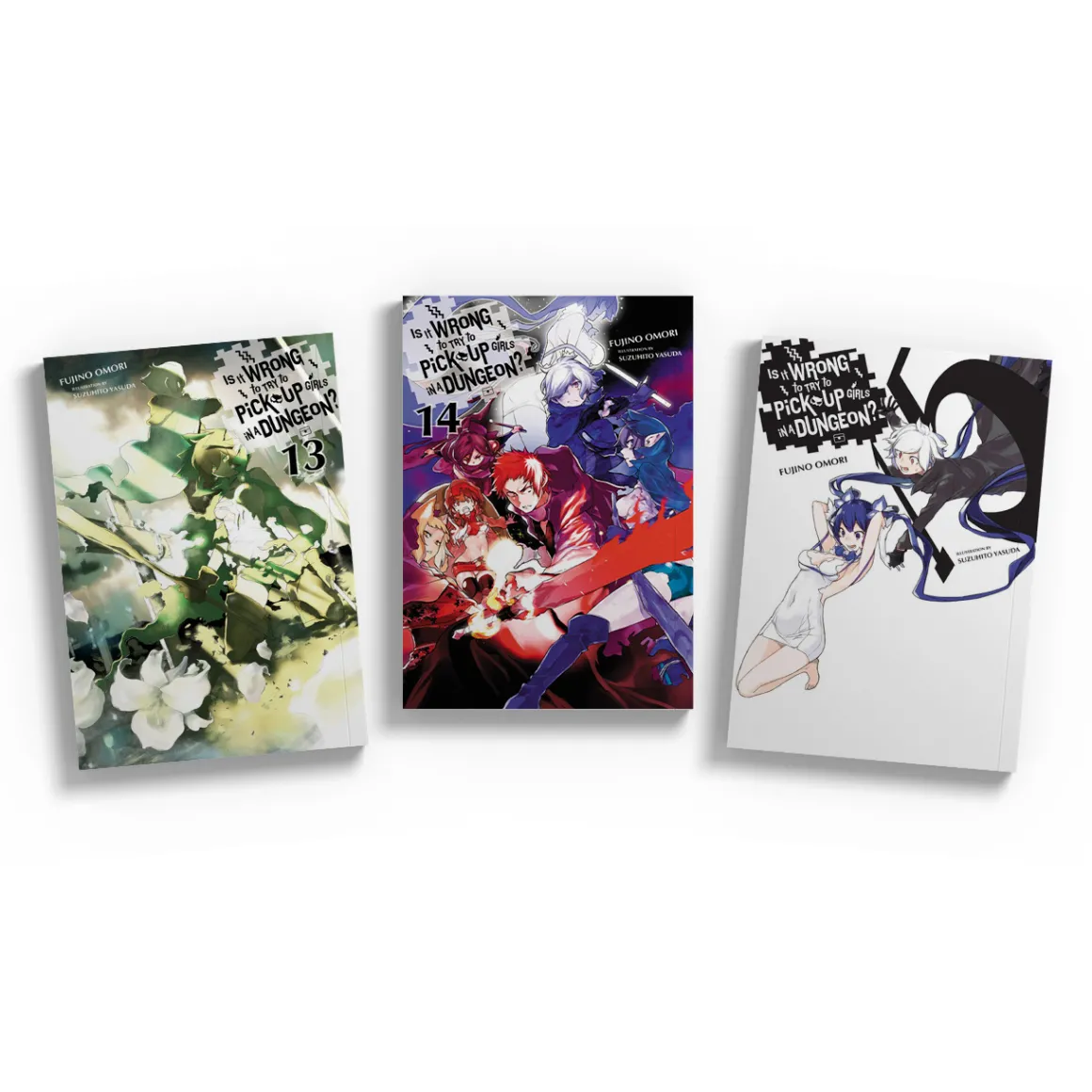 Is It Wrong to Try to Pick Up Girls in a Dungeon? Novel (13-15) Bundle