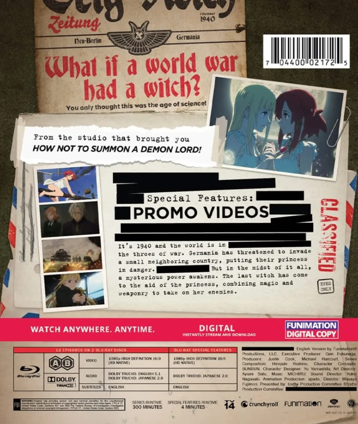 Izetta: The Last Witch - The Complete Series - Essentials - Blu-ray