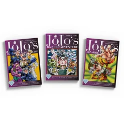 JoJo's Bizarre Adventure Part 4: Diamond is Unbreakable Hardcover Manga (4-6) Bundle