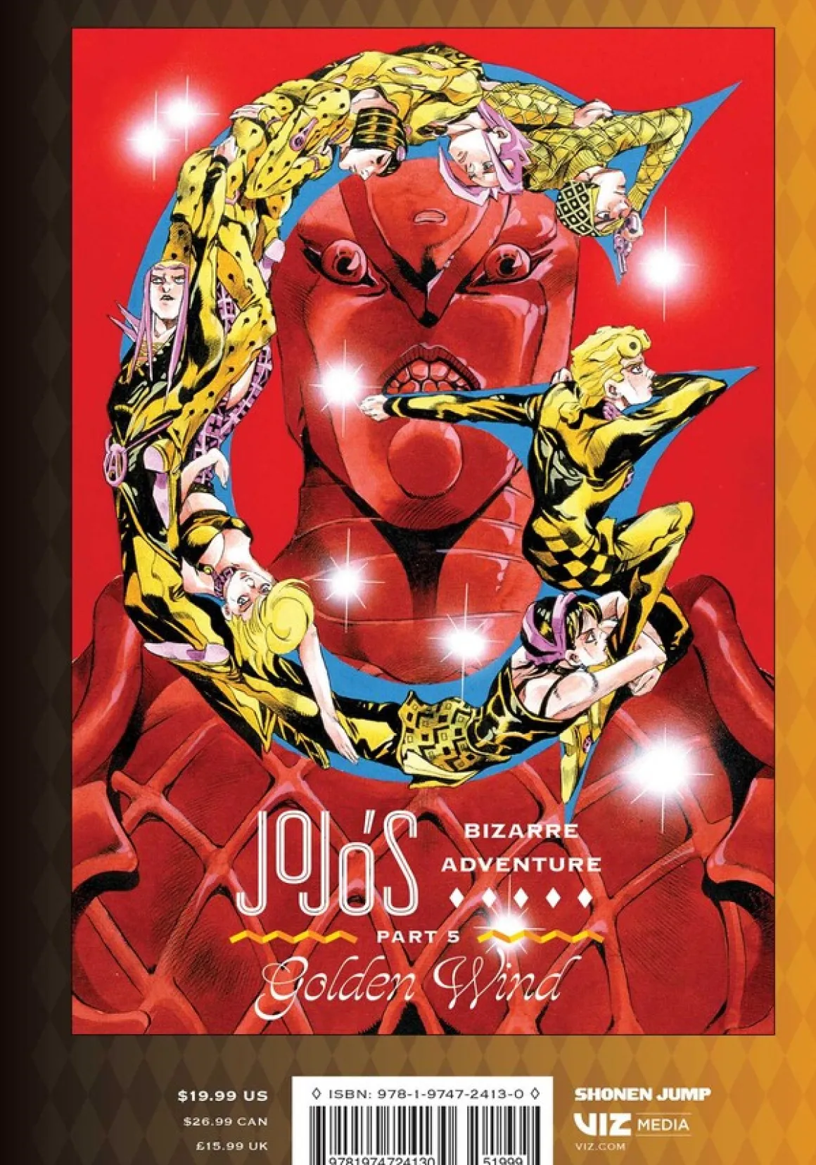 JoJo's Bizarre Adventure Part 5: Golden Wind Manga Volume 5 (Hardcover)