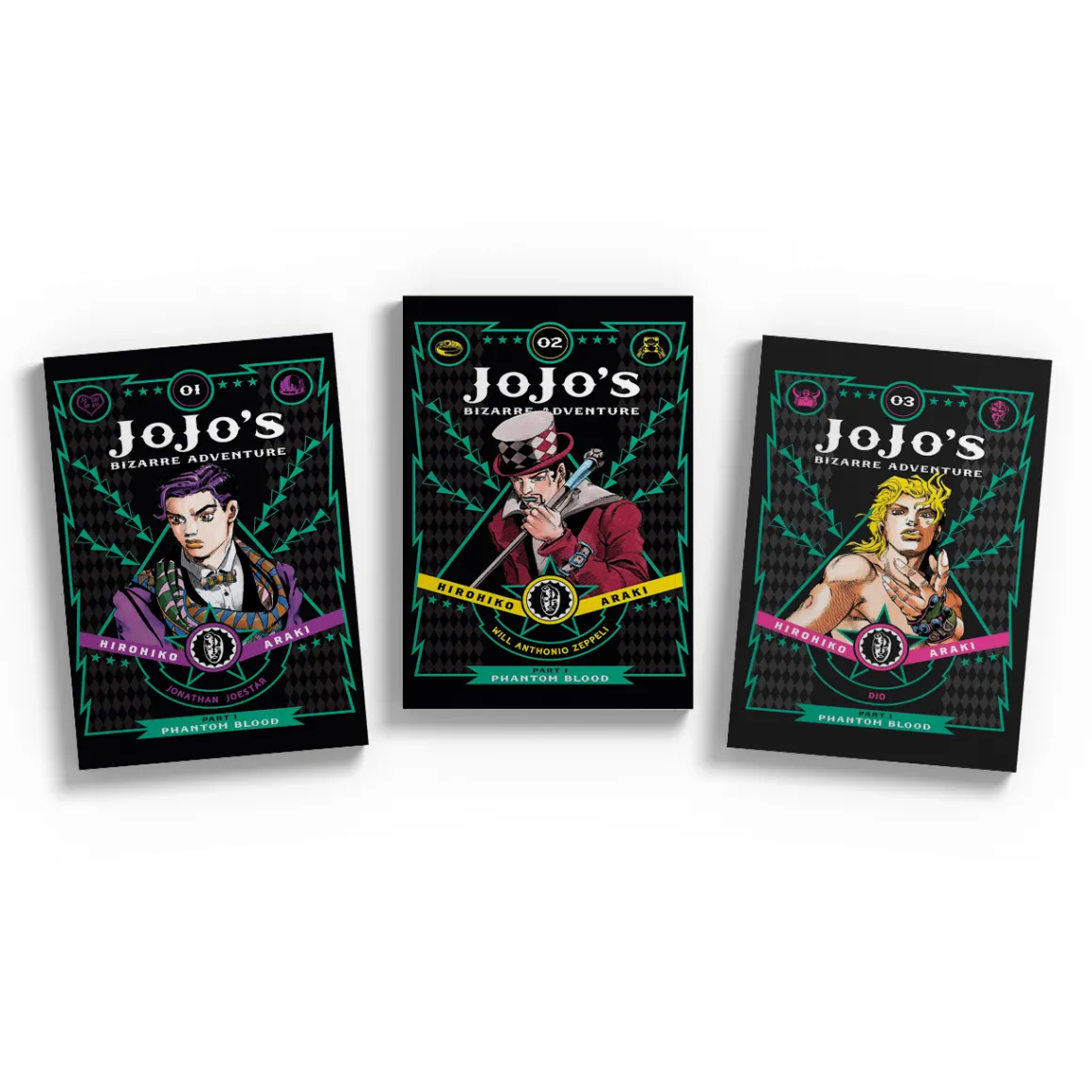 JoJo's Bizarre Adventure Part 1: Phantom Blood Manga (1-3) Bundle