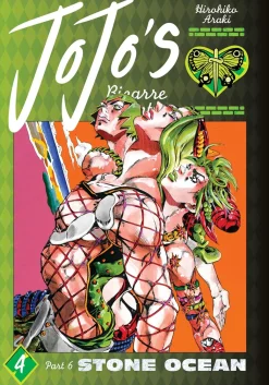 JoJo's Bizarre Adventure Part 6: Stone Ocean Manga Volume 4 (Hardcover)