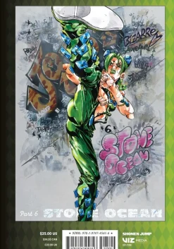 JoJo's Bizarre Adventure Part 6: Stone Ocean Manga Volume 4 (Hardcover)