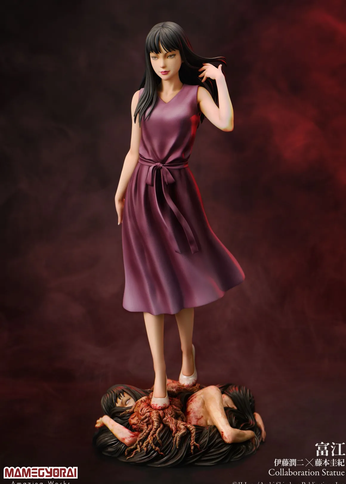 Junji Ito - Tomie Junji Ito x Yoshiki Fujimoto Collaboration Statue Figure