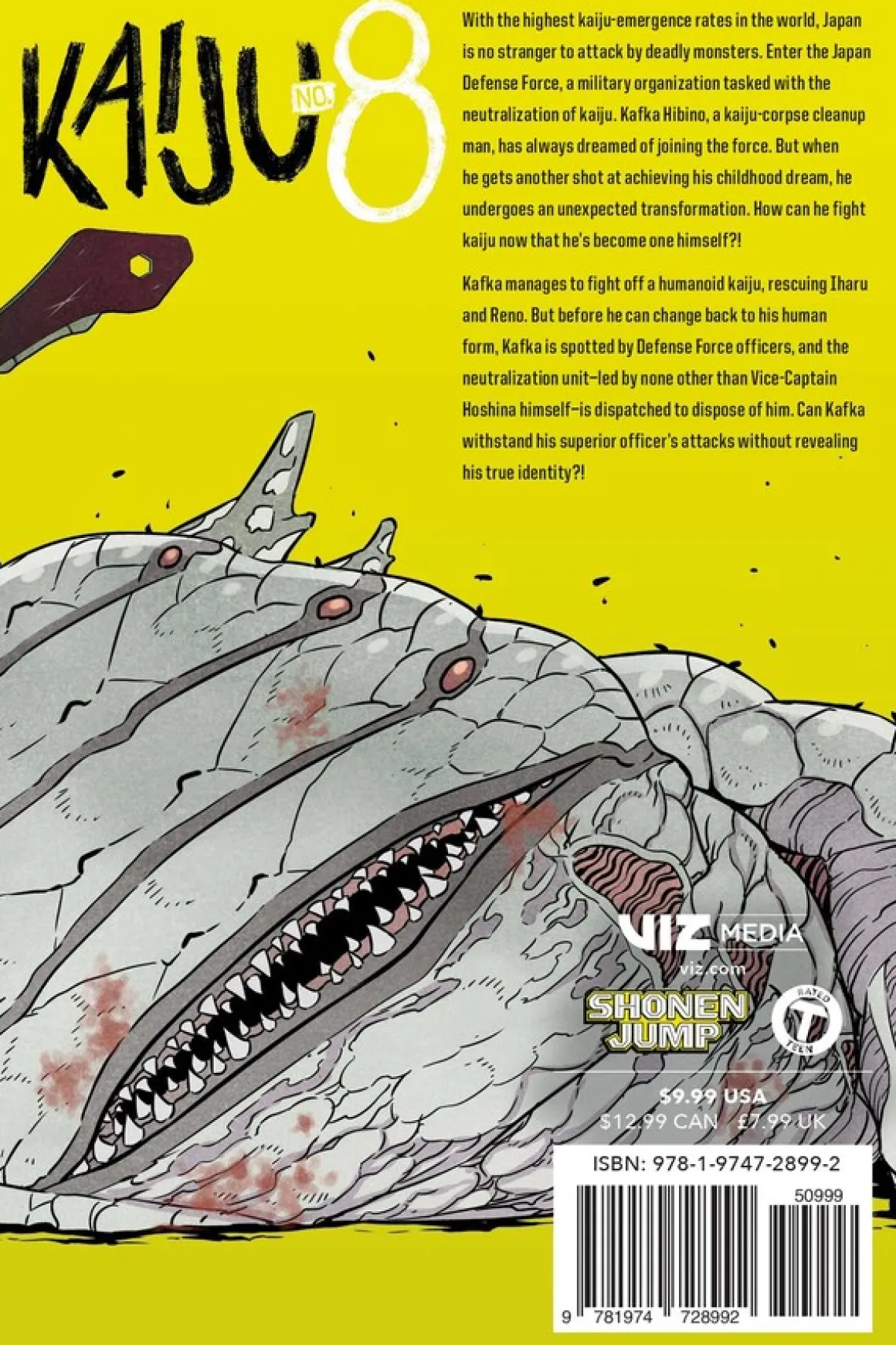 Kaiju No. 8 Manga Volume 3