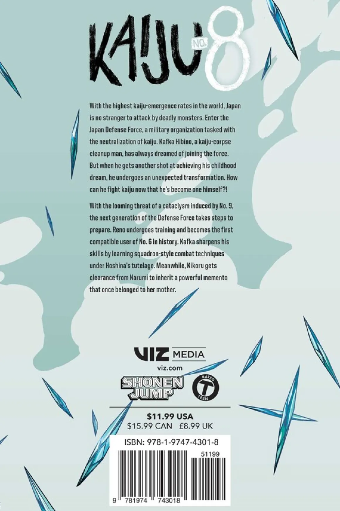 Kaiju No. 8 Manga Volume 9