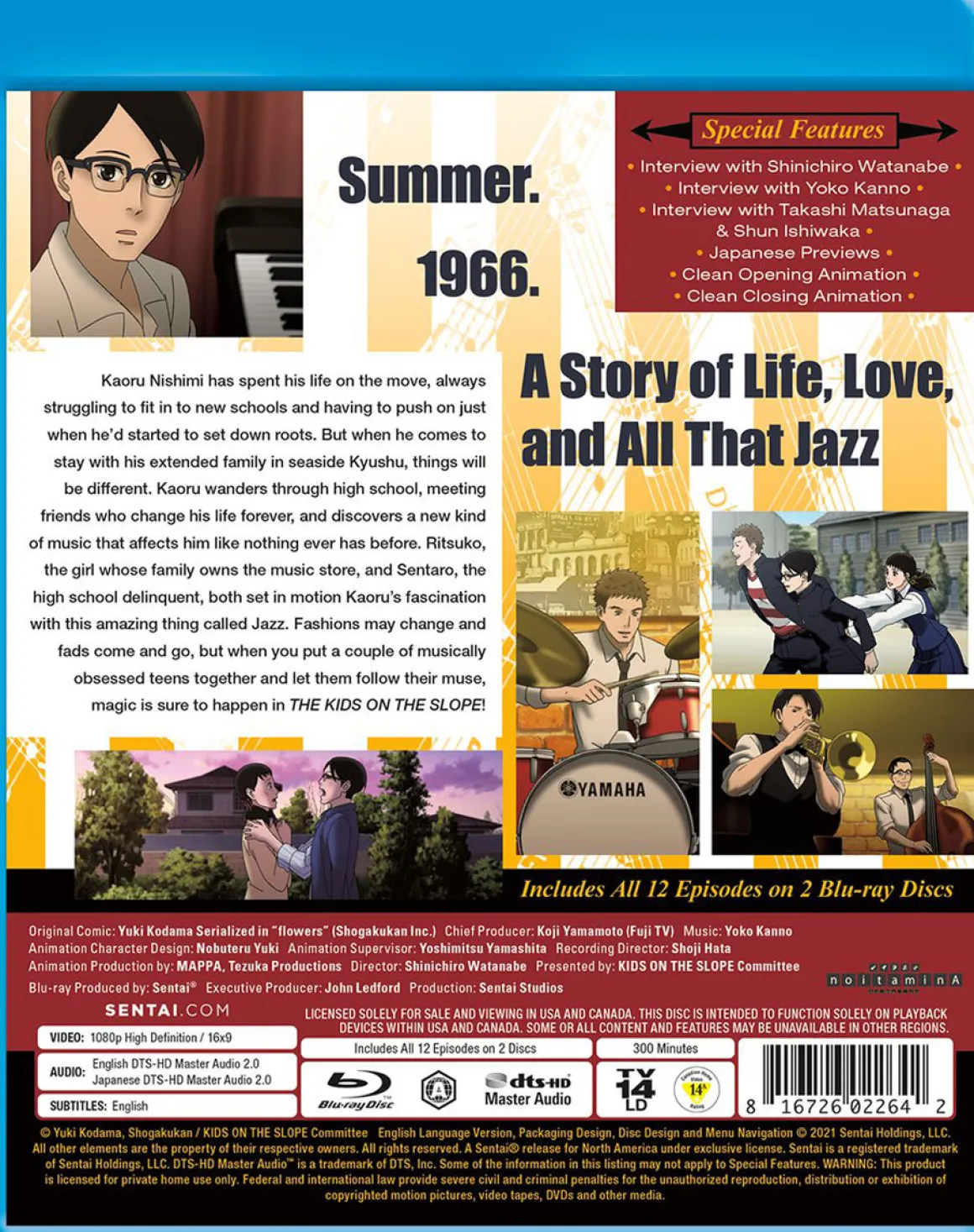 Kids on the Slope Blu-ray