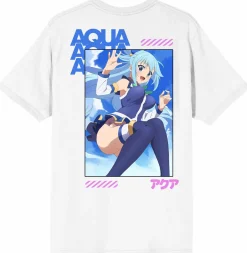KONOSUBA - Aqua Eyes T-shirt - Crunchyroll Exclusive