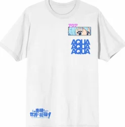 KONOSUBA - Aqua Eyes T-shirt - Crunchyroll Exclusive