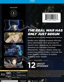 Legend of the Galactic Heroes Die Neue These Season 3 Blu-ray