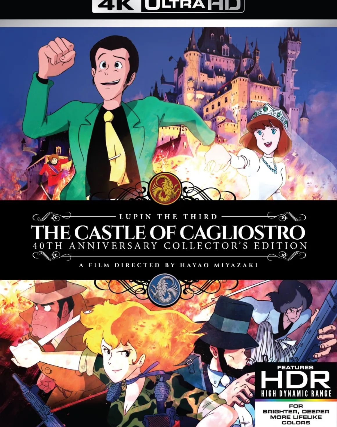 Lupin The 3rd The Castle of Cagliostro Collectors Edition 4K Ultra HD Blu-ray