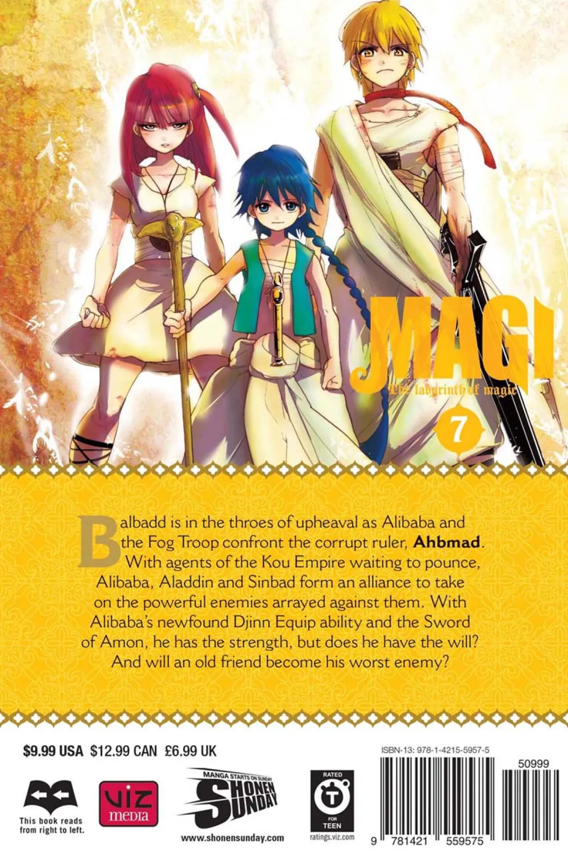 Magi Manga Volume 7