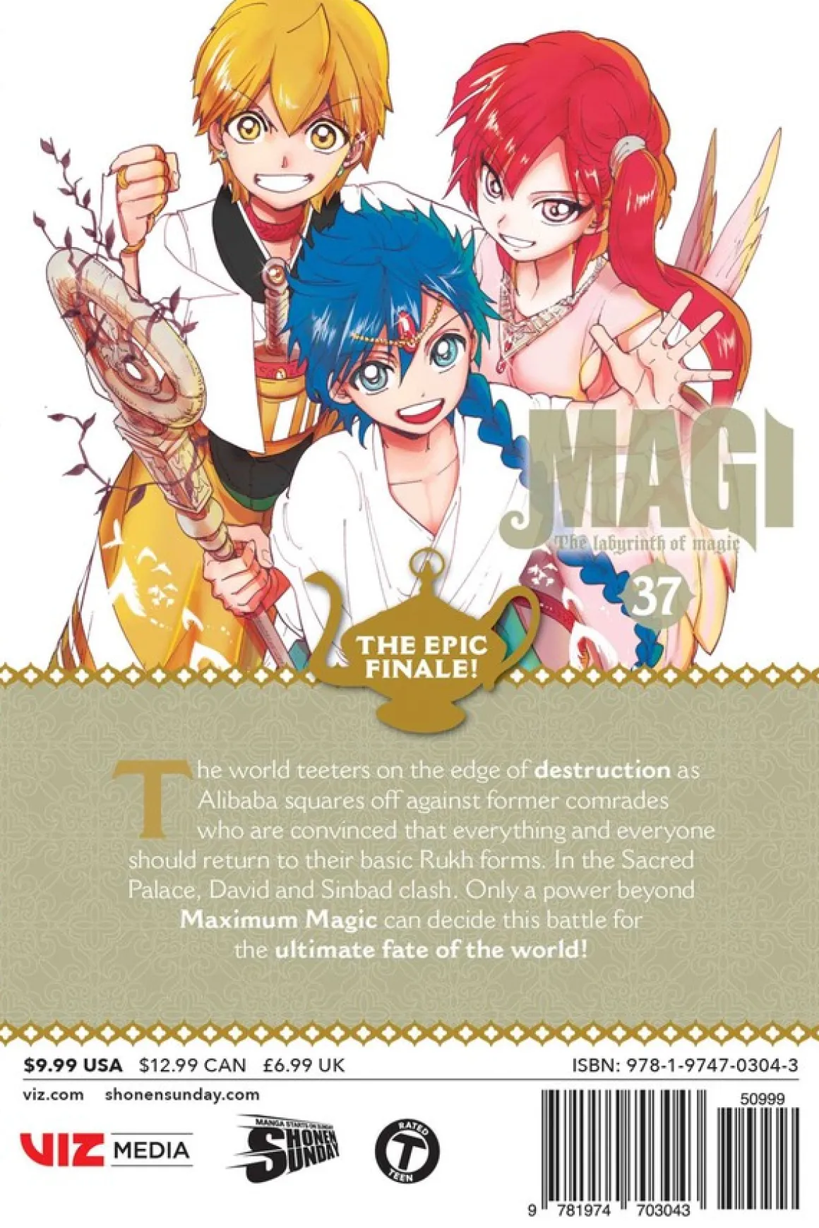 Magi Manga Volume 37