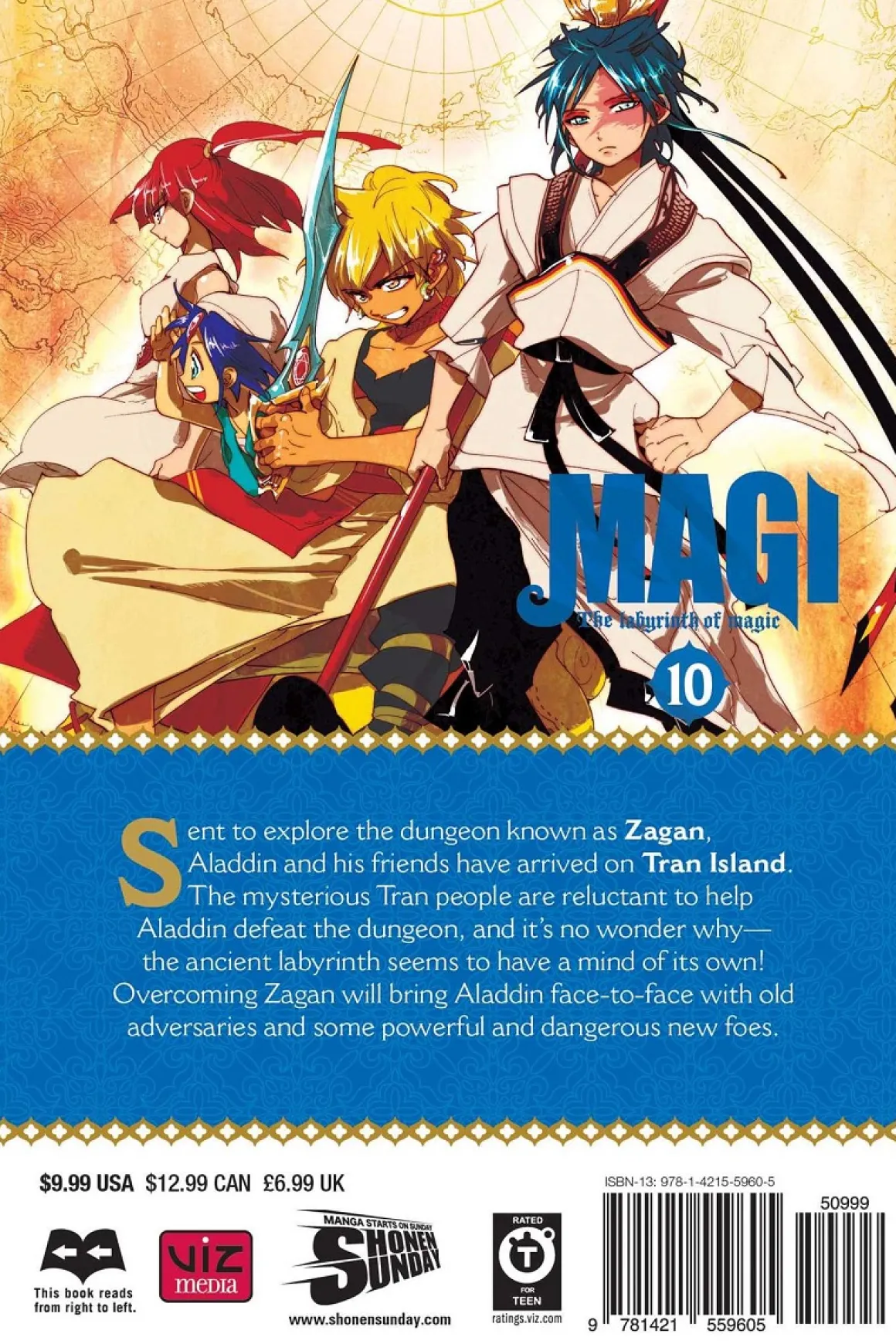 Magi Manga Volume 10