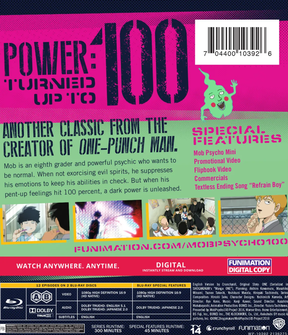 Mob Psycho 100 - Season 1 - Classics - Blu-ray