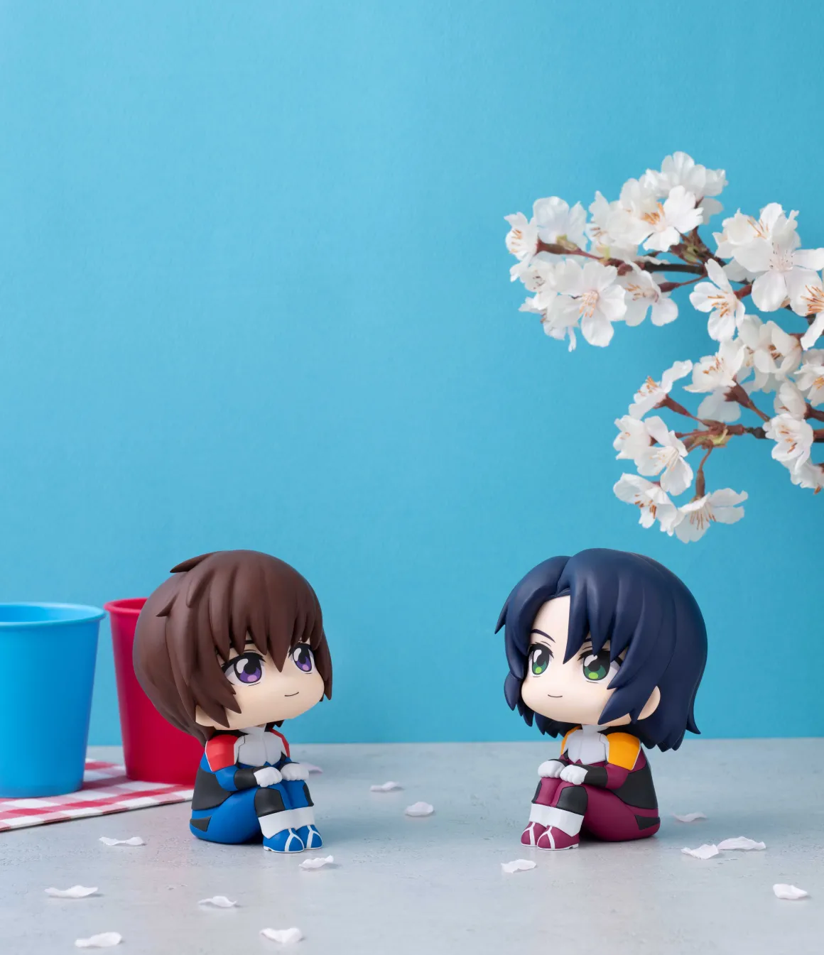 Mobile Suit Gundam SEED Freedom - Kira Yamato & Athrun Zala Look Up Figure Set (With Gift)