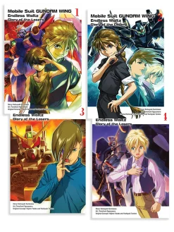 Mobile Suit Gundam Wing Glory of Losers Manga (1-4) Bundle