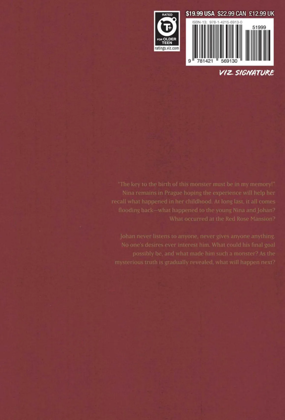 Monster: The Perfect Edition Manga Volume 8