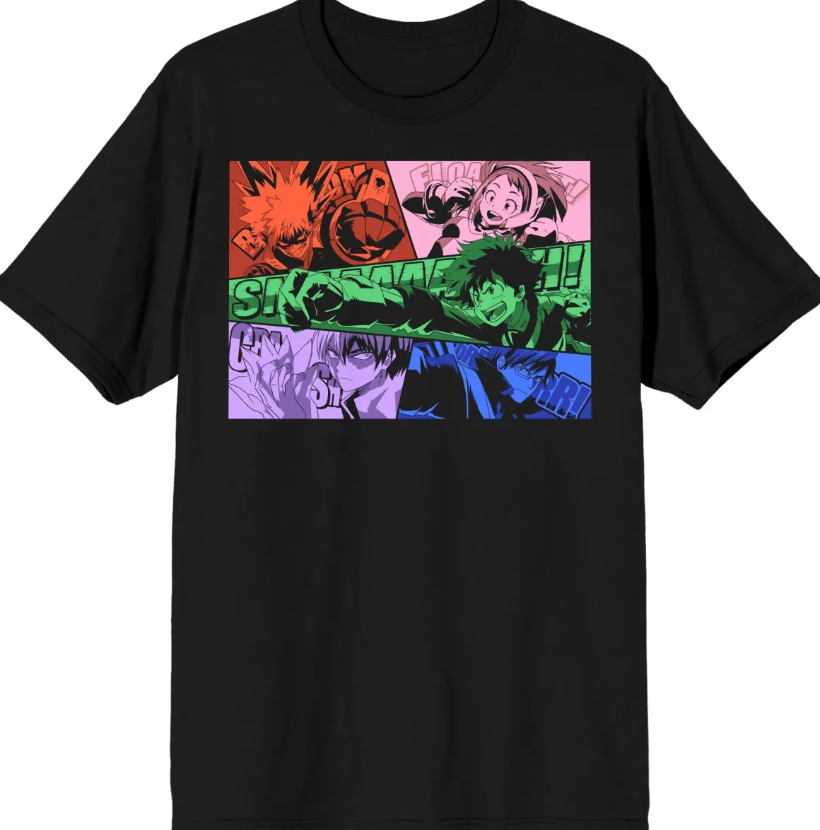 My Hero Academia - Cast Action Manga T-Shirt