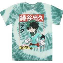 My Hero Academia - Deku Kanji Dye T-shirt - Crunchyroll Exclusive