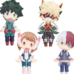 My Hero Academia - Izuku Midoriya, Katsuki Bakugo, Ochaco Uraraka, & Shoto Todoroki HELLO! GOOD SMILE Chibi Figure Set