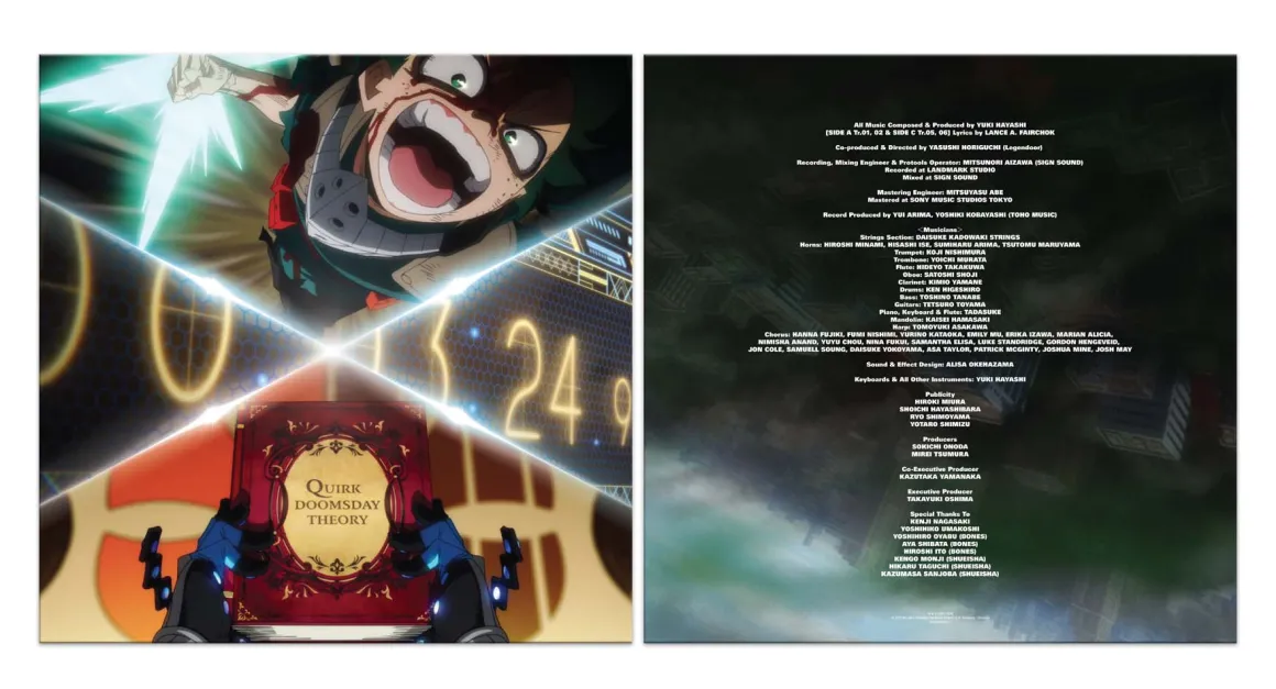 My Hero Academia: World Heroes' Mission - Original Soundtrack LP Vinyl