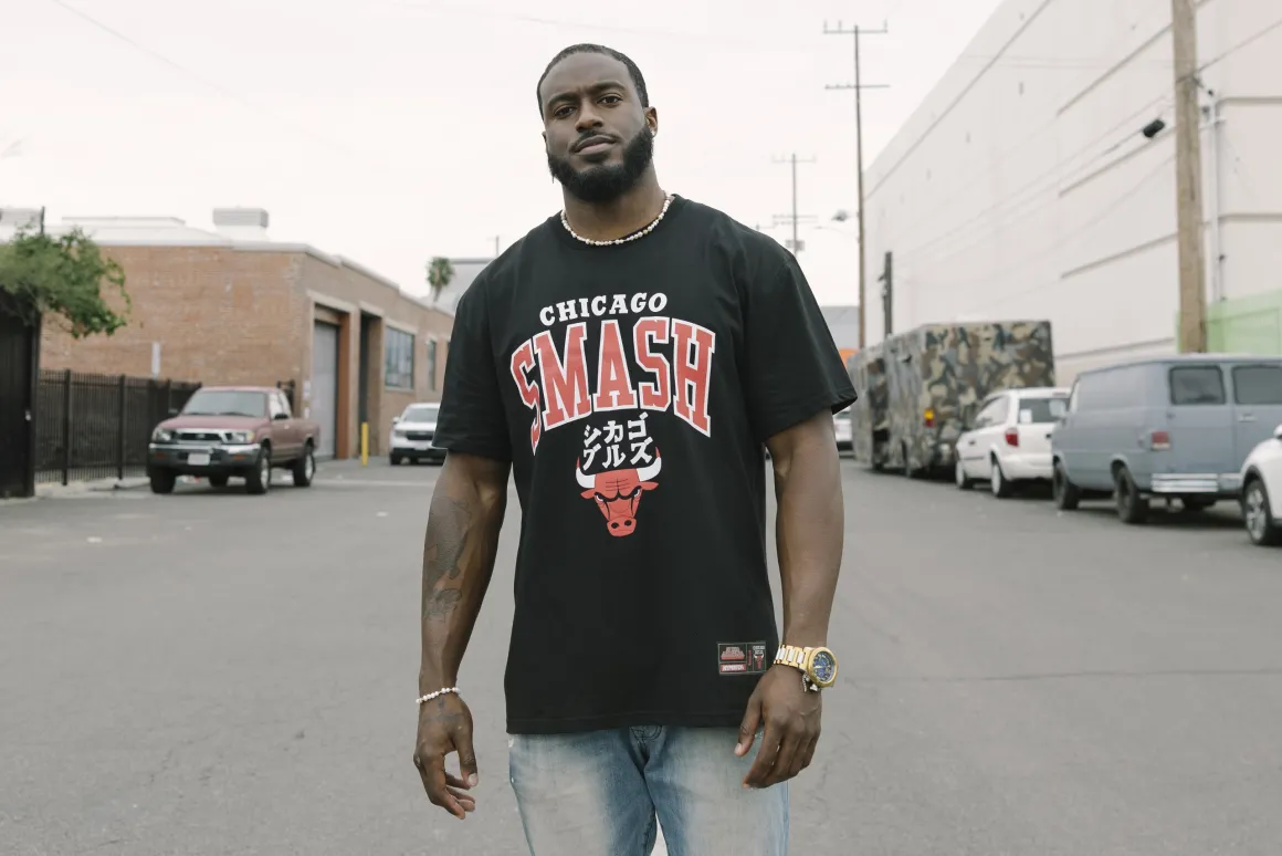 My Hero Academia x Hyperfly x NBA - Chicago Bulls All Might T-Shirt