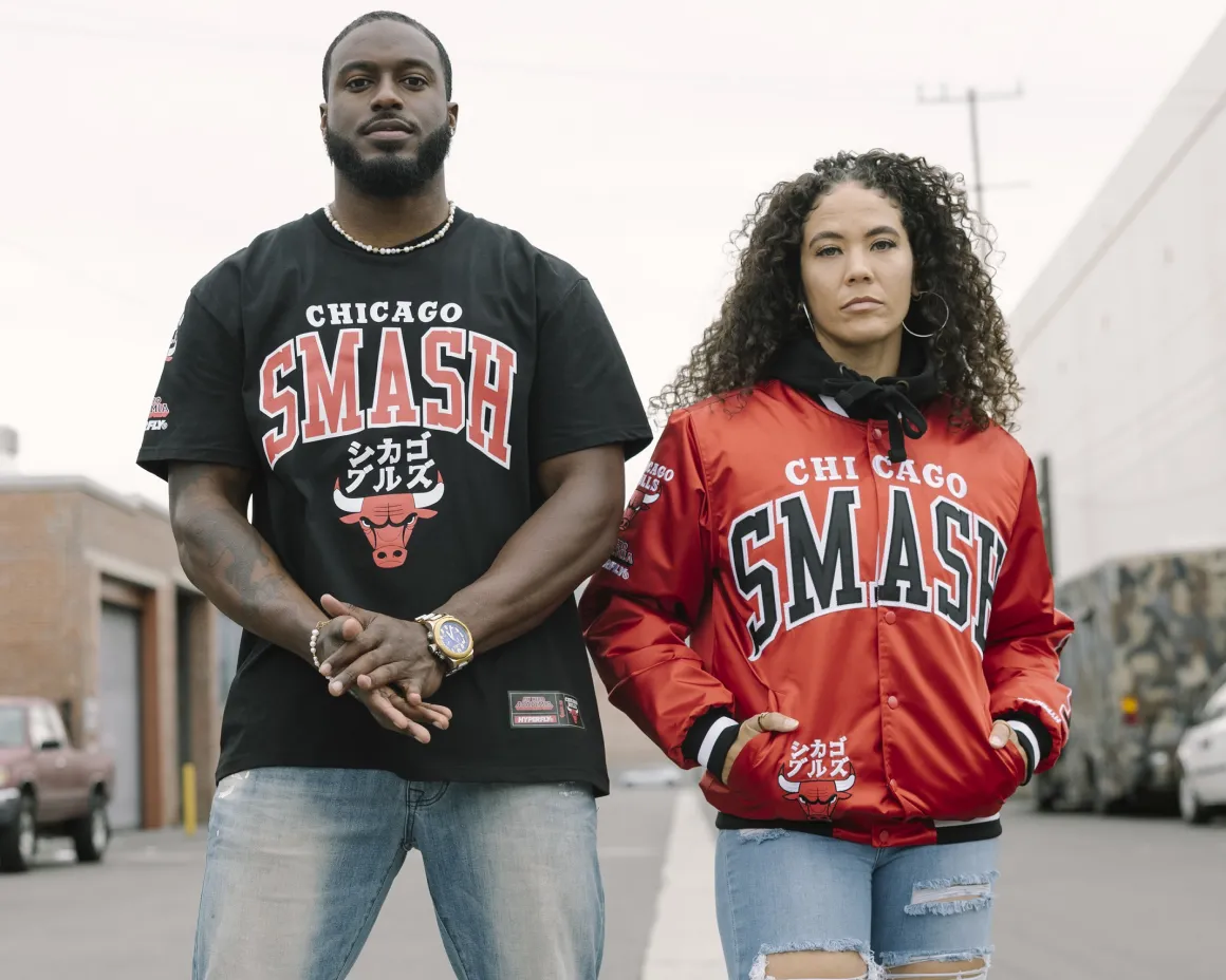 My Hero Academia x Hyperfly x NBA - Chicago Bulls All Might T-Shirt