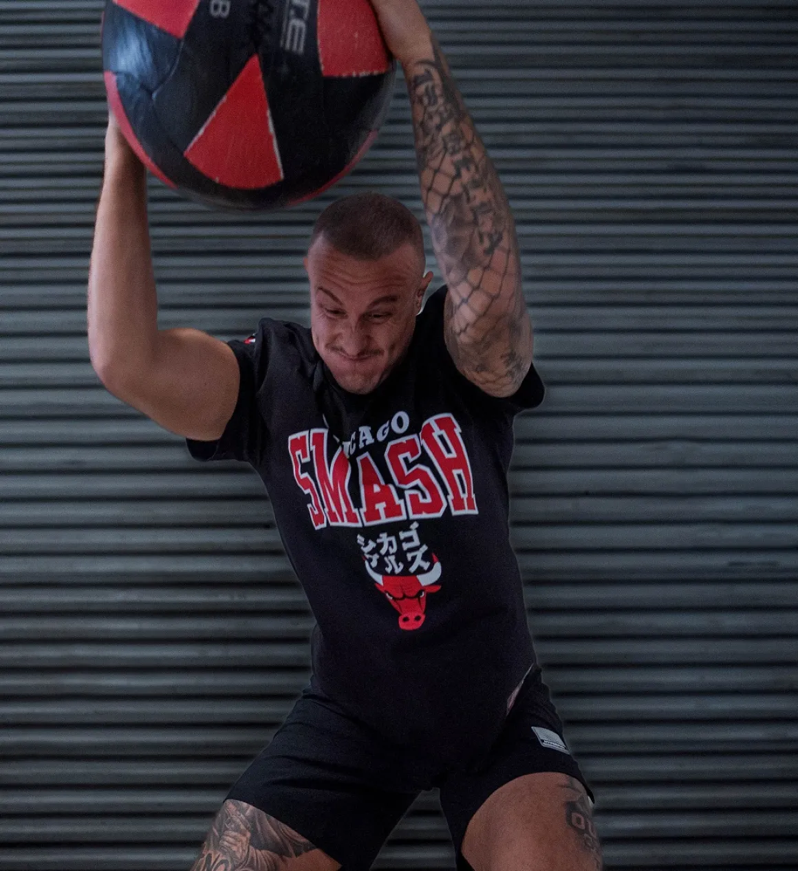 My Hero Academia x Hyperfly x NBA - Chicago Bulls All Might T-Shirt